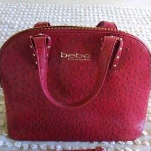 Red bebe hand bag